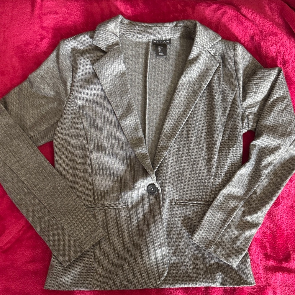 Tahari Gray Blazer